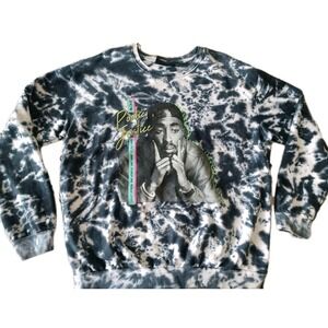 Women's Poetic Justice Tupac Shakur 2Pac Sweatshirt 1X Tie Dye 90s Y2K Hip Hop